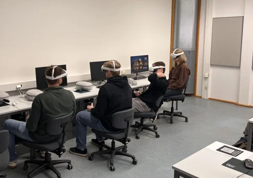 Students at Mälardalen University using iXRLabs VR modules on headsets