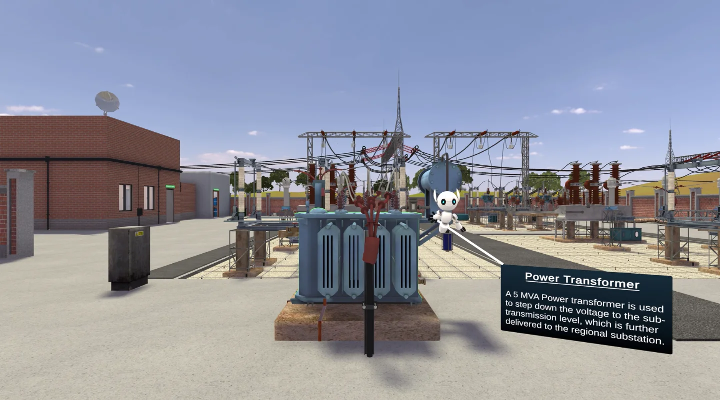 VR three-phase power transformer module