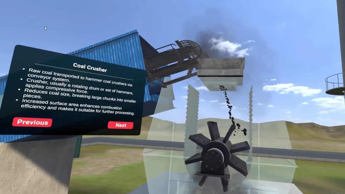 VR thermal power plant tour