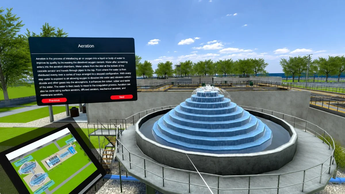 Water Treatment Plant VR module